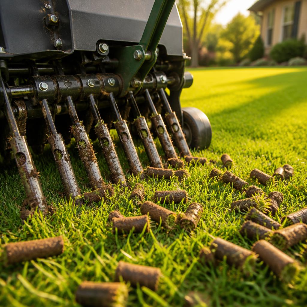 Lawn Aeration and Overseeding